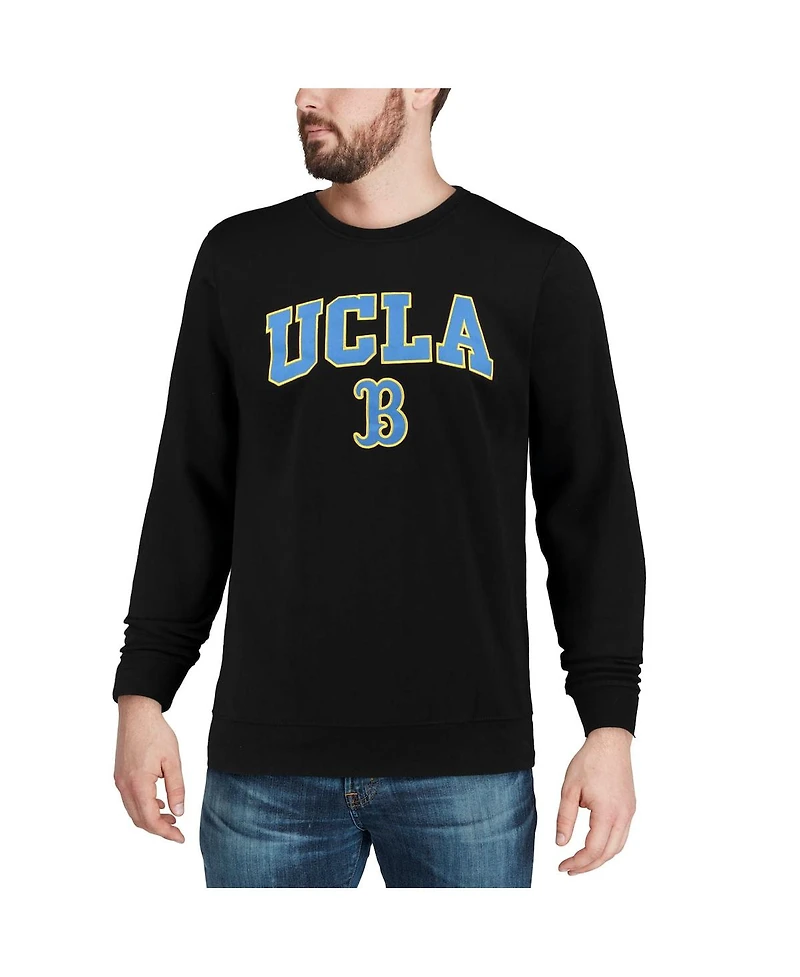 Colosseum Men's Ucla Bruins Arch & Logo Crew Neck Sweatshirt