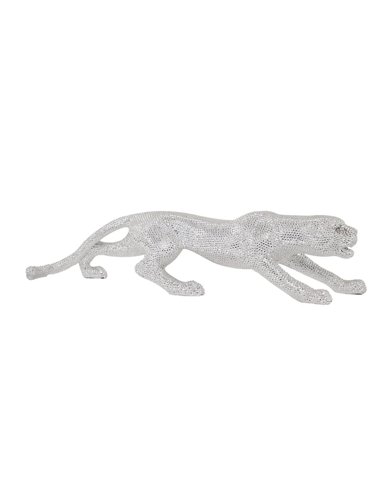 Glam Leopard Sculpture, 11" x 42"