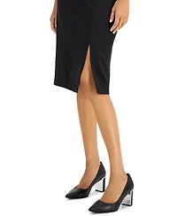 Tahari Asl Women's Front-Slit Back-Zip Pencil Skirt