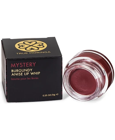 True Moringa Moisturizing Shimmer Burgundy Anise Lip Whip Balm, 0.25 oz.