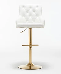 Brightcast Tufted Bar Stools