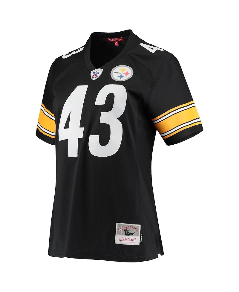 Women's Troy Polamalu Black Pittsburgh Steelers Legacy Replica Team Jersey