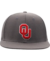 Men's Charcoal Oklahoma Sooners Team Color Fitted Hat