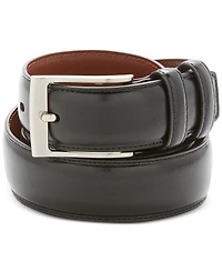 Perry Ellis Portfolio Men's Big and Tall Leather Belt
