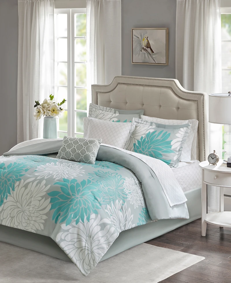 Madison Park Essentials Maible Reversible 9-Pc. Comforter Set, California King