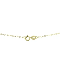 Dyed Jade Elephant Pendant Necklace in 14k Gold (25mm)