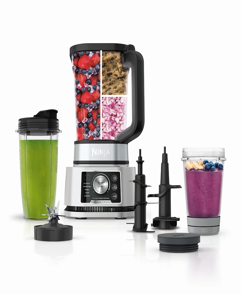 Ninja Foodi Power Blender & Processor System with Smoothie Bowl Maker and Nutrient Extractor* + 4in1 Blender 1400WP