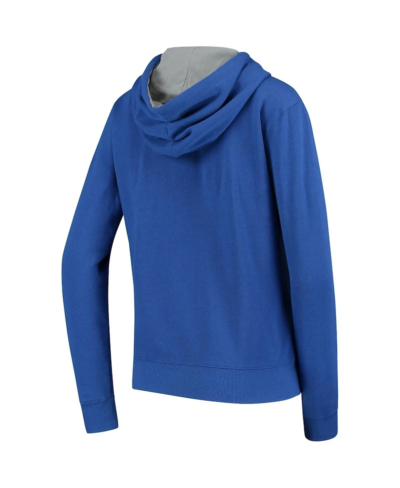 Women's Stadium Athletic Royal Air Force Falcons Arched Name Full-Zip Hoodie