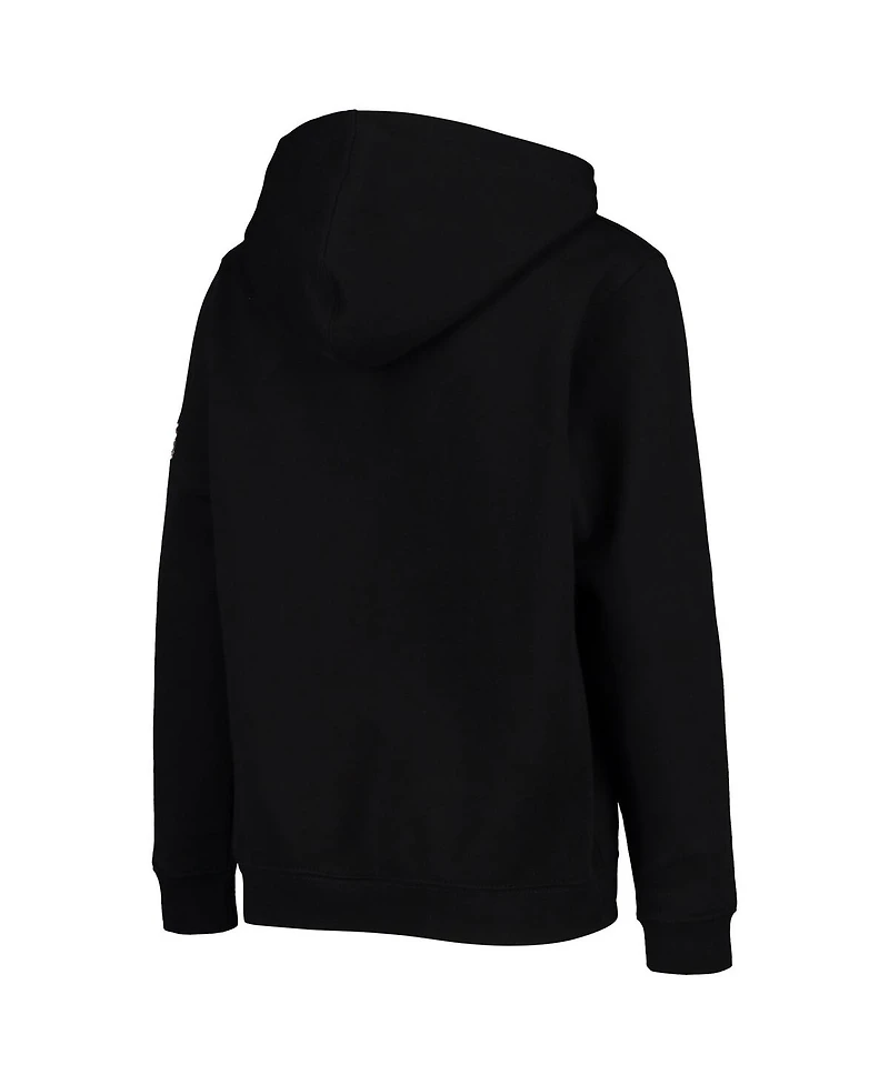 Big Boys Black Oklahoma State Cowboys Logo Pullover Hoodie