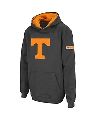 Big Boys Charcoal Tennessee Volunteers Logo Pullover Hoodie