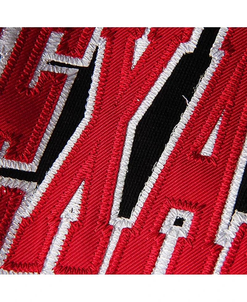 Women's Stadium Athletic Black Texas Tech Red Raiders Arched Name Full-Zip Hoodie