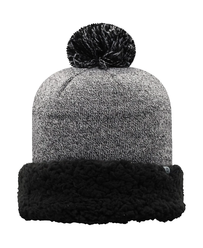 Women's Black Florida Gators Snug Cuffed Knit Hat with Pom