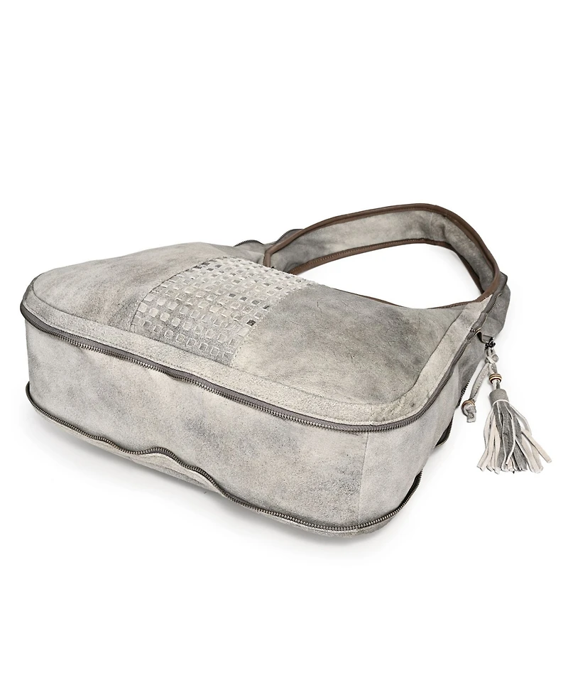 Old Trend Women's Genuine Leather Dorado Expandable Hobo Bag