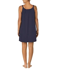 Lauren Ralph Cotton Knit Double-Strap Nightgown