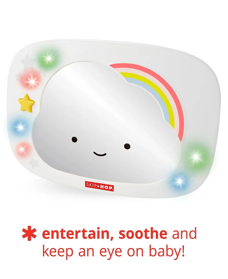 Skip Hop Baby Silver Lining Cloud Entertainment Car Mirror