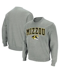 Colosseum Men's Missouri Tigers Arch & Logo Crew Neck Sweatshirt