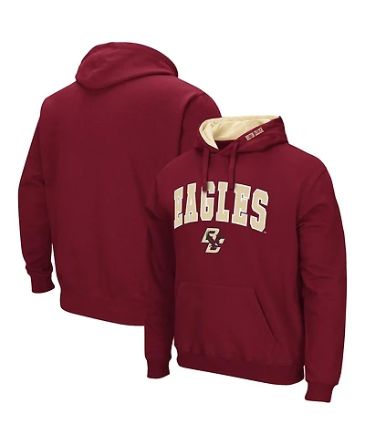 Men's Boston College Eagles Arch and Logo Pullover Hoodie