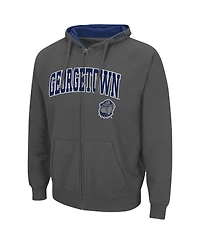 Colosseum Men's Georgetown Hoyas Arch and Logo 3.0 Full-Zip Hoodie