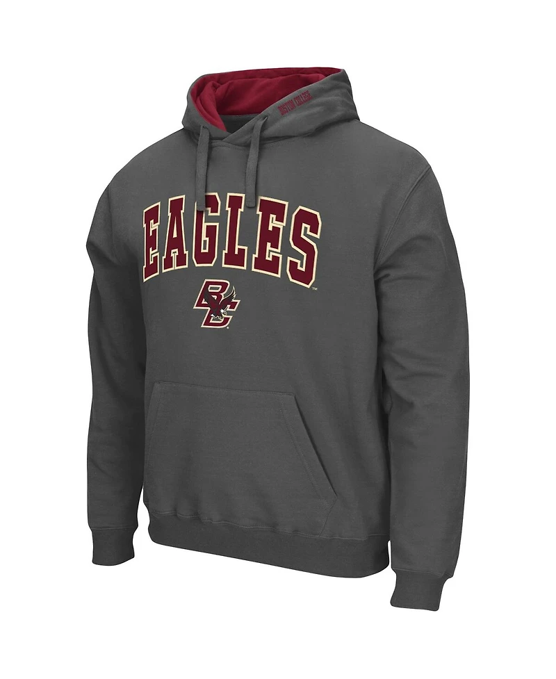 Men's Boston College Eagles Arch and Logo Pullover Hoodie