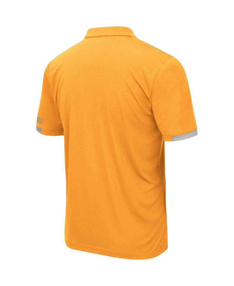 Men's Colosseum Tennessee Orange Volunteers Logo Santry Polo Shirt