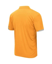 Men's Colosseum Tennessee Orange Volunteers Logo Santry Polo Shirt