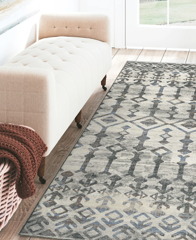 Dalyn Brisbane Washable BR8 2'3" x 7'6" Runner Area Rug