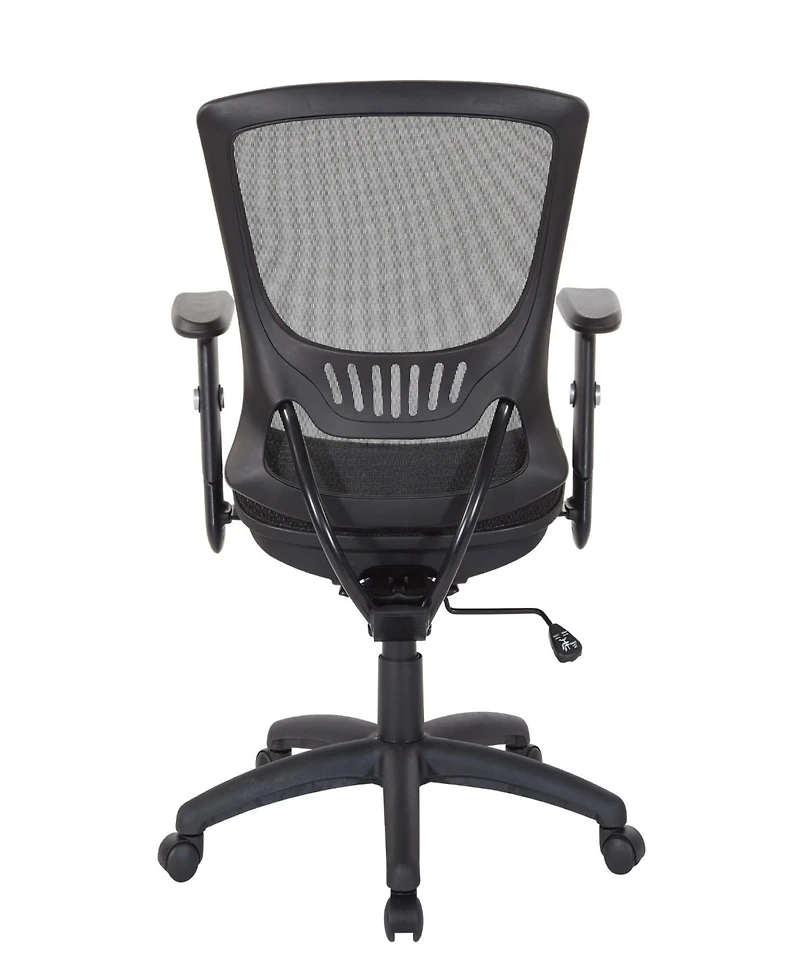 Mesh Screen Seat and Back Manager's Chair with Height Adjustable Arms