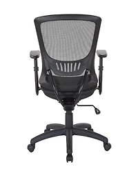 Mesh Screen Seat and Back Manager's Chair with Height Adjustable Arms