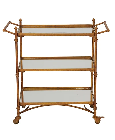 Brass Iron Bar Cart