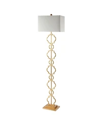Selina Iron Ogee Trellis Modern Led Floor Lamp
