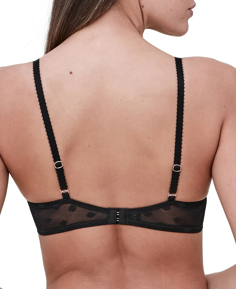 Skarlett Blue Women's Dare Dot Pattern Unlined Underwire Bra