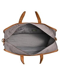 Tsd Brand Valley Oak Canvas Weekender Bag