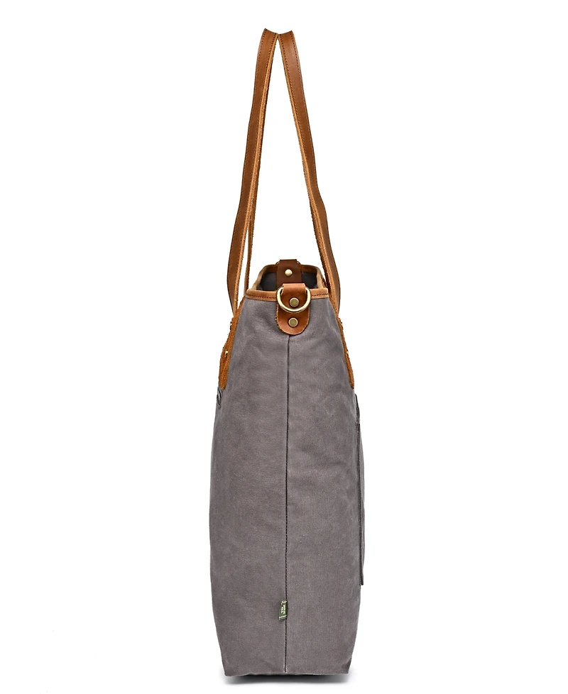 Tsd Brand Valley Oak Canvas Tote Bag