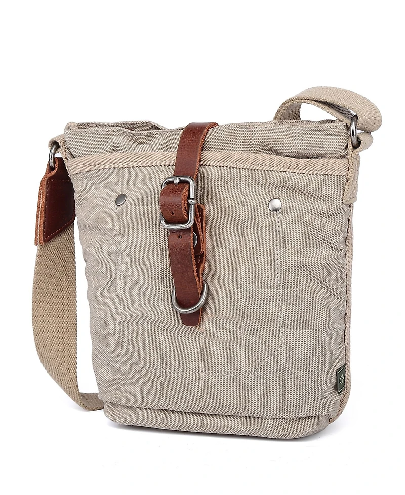 Tsd Brand Forest Canvas Crossbody Bag