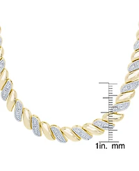 Macy's Women's Diamond Accent San Marco Necklace