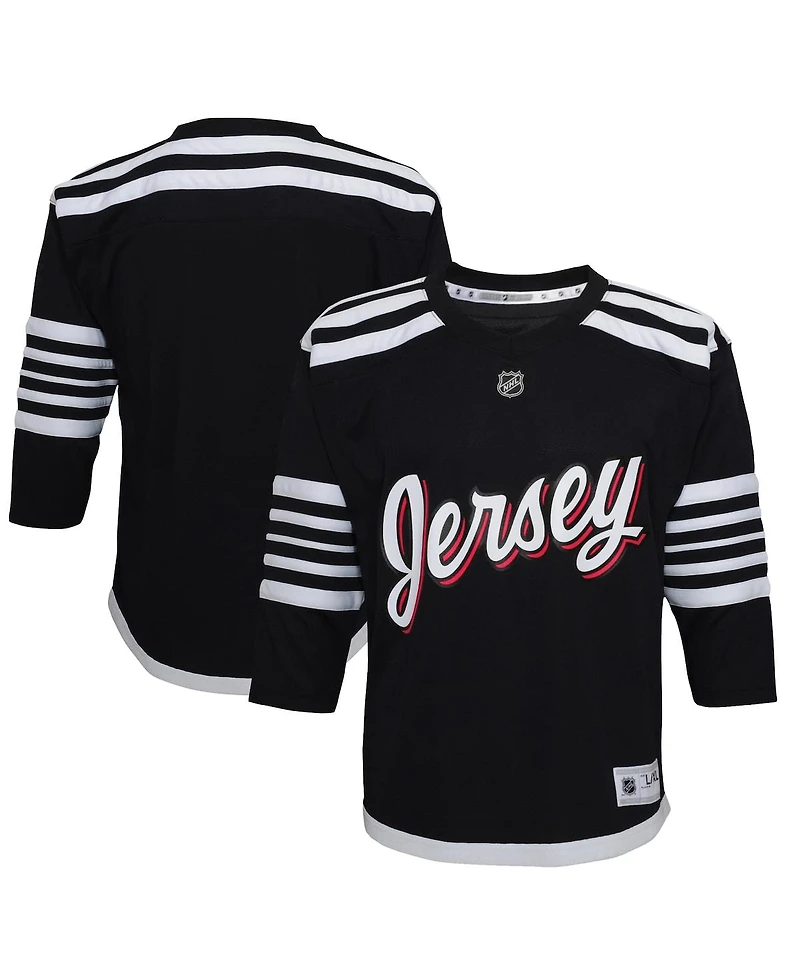 Big Boys Black New Jersey Devils 2021/22 Alternate Replica