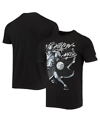 Men's Nba x McFlyy Black Brooklyn Nets Identify Artist Series T-shirt