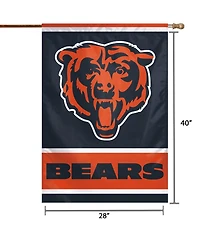 WinCraft Chicago Bears 28" x 40" Primary Logo Single-Sided Vertical Banner