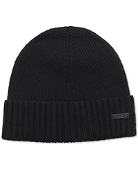 Boss by Hugo Boss Men's Virgin-Wool Beanie Hat