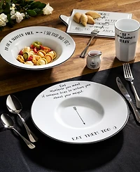 Be Happy 4-Piece Cake Plate Set