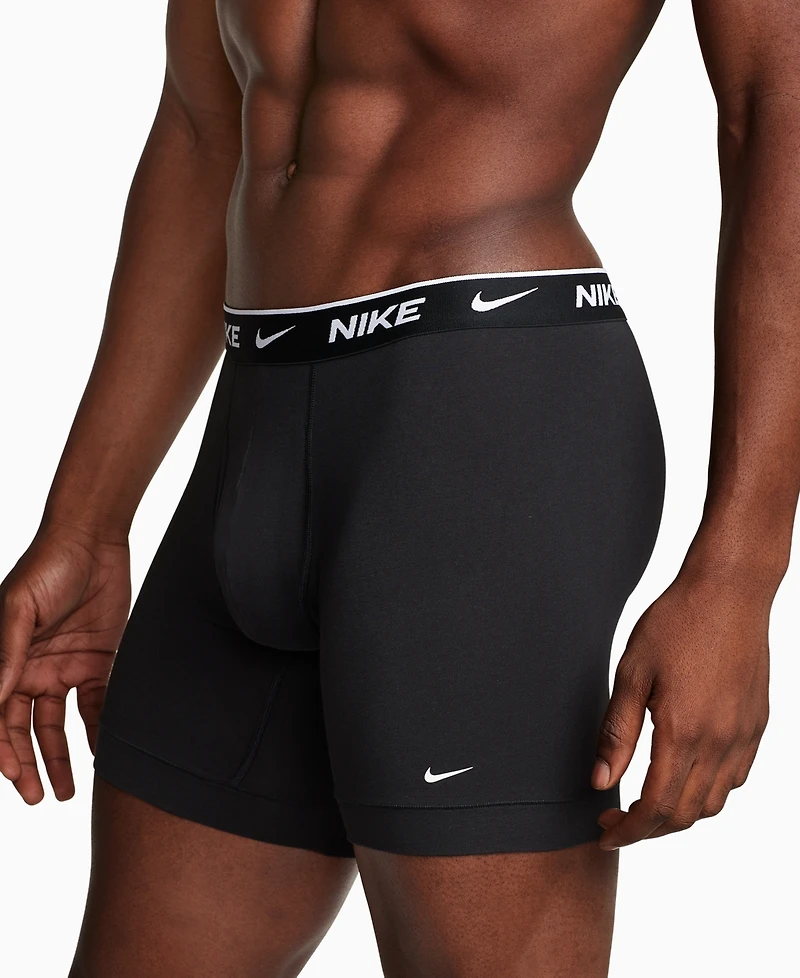 Nike Men's 3-Pack Dri-fit Essential Cotton Stretch Boxer Briefs
