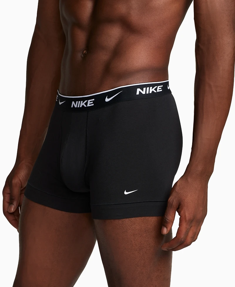 Nike Men's 3-Pack Dri-fit Essential Cotton Stretch Trunk
