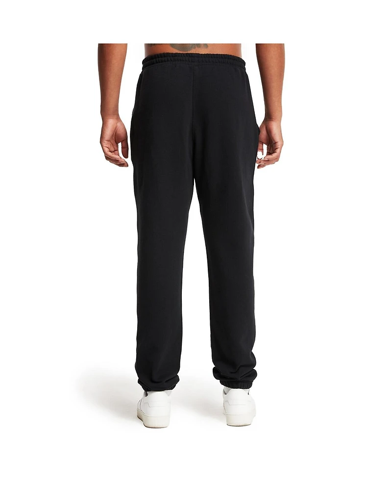 Men's Brady Black Wordmark Fleece Pants