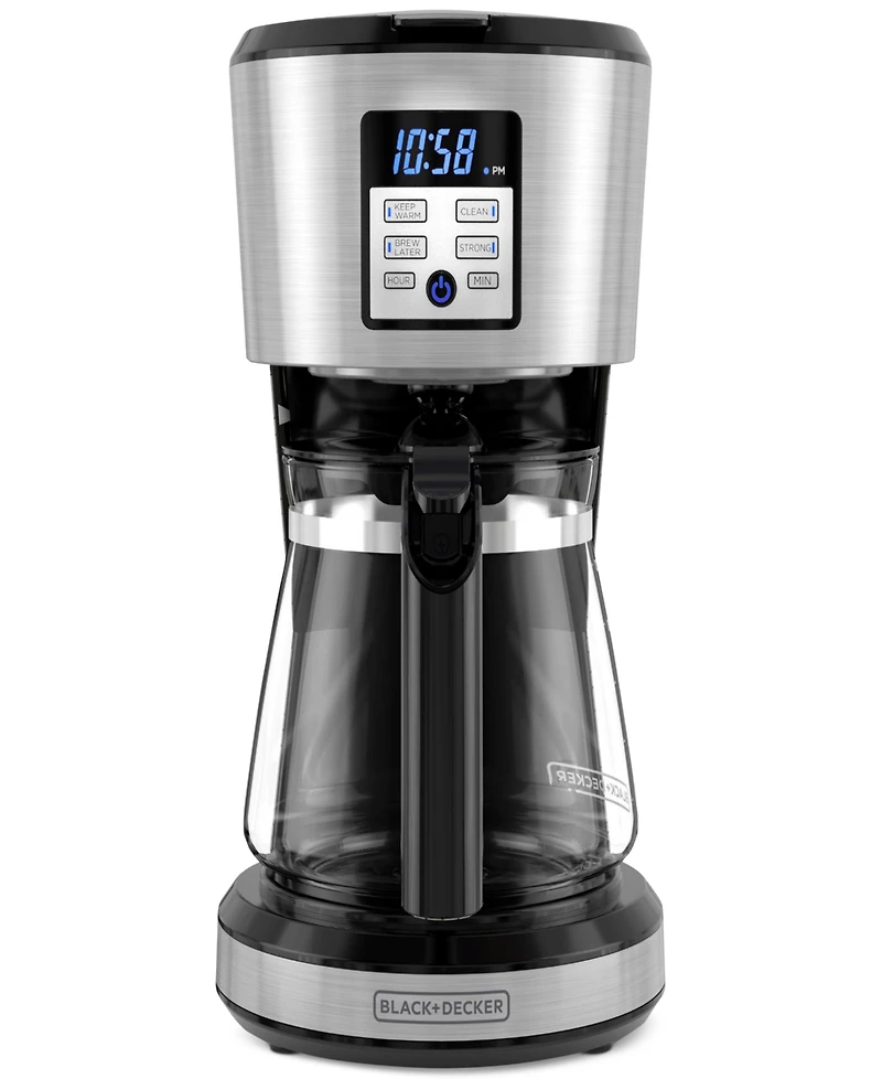 Black & Decker 12-Cup Programmable Coffeemaker with Vortex Technology