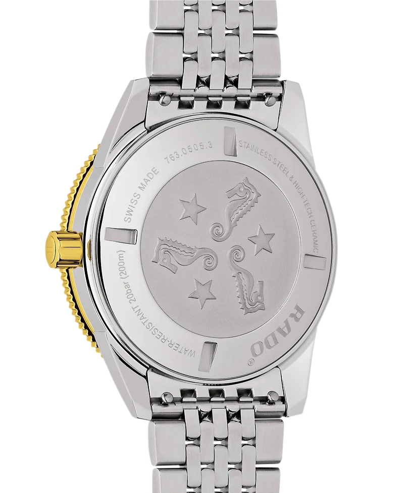 Rado Men's Captain Cook Automatic Two-Tone Stainless Steel Bracelet Watch 42mm