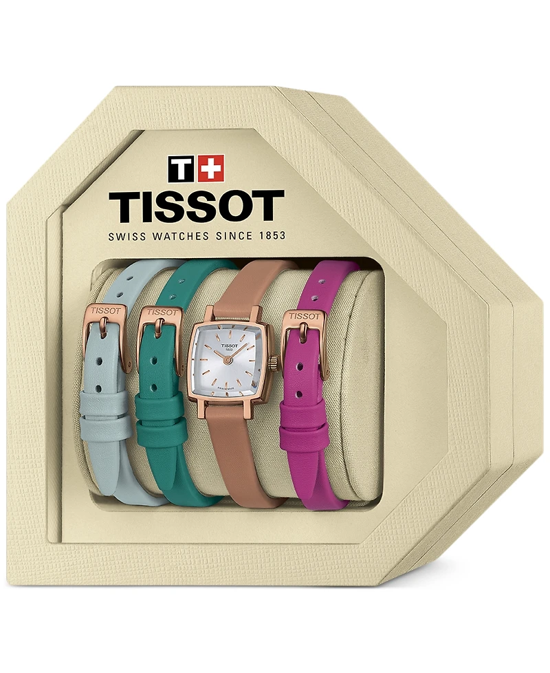 Tissot Women's Lovely Summer Interchangeable Leather Strap Watch 20mm