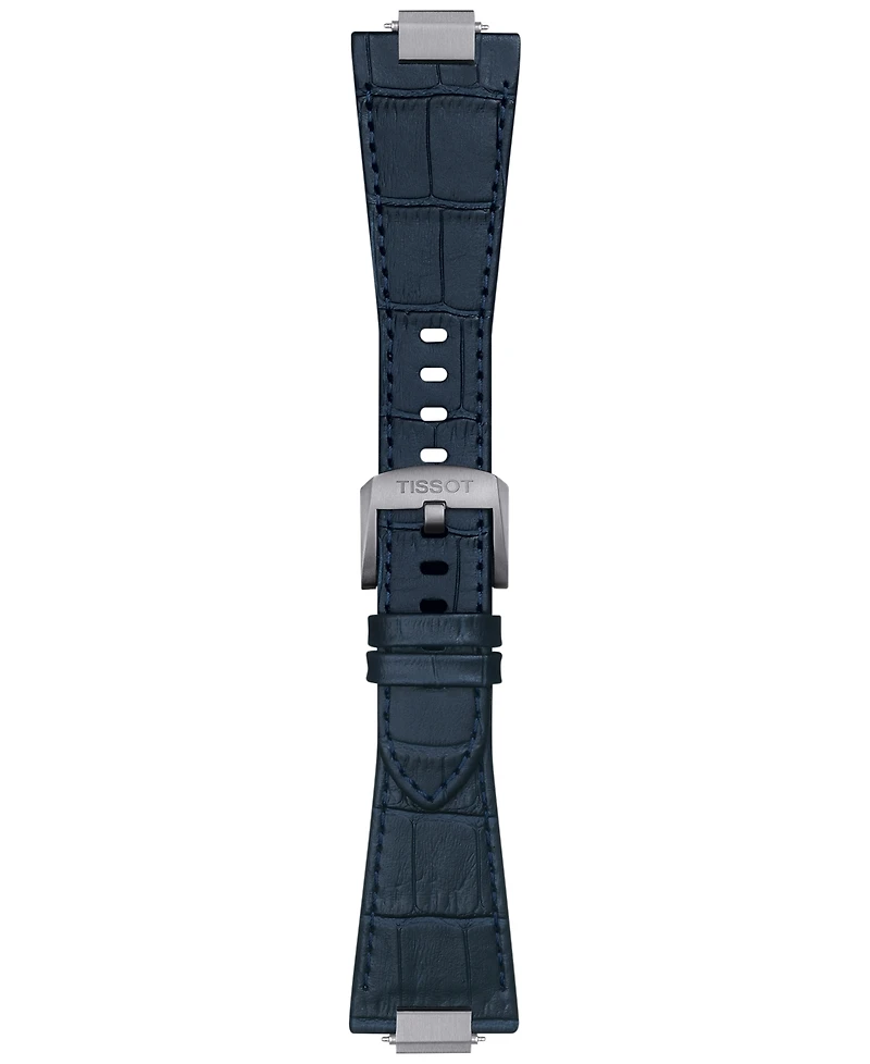 Tissot Men's Prx Blue Leather Strap Watch 40mm
