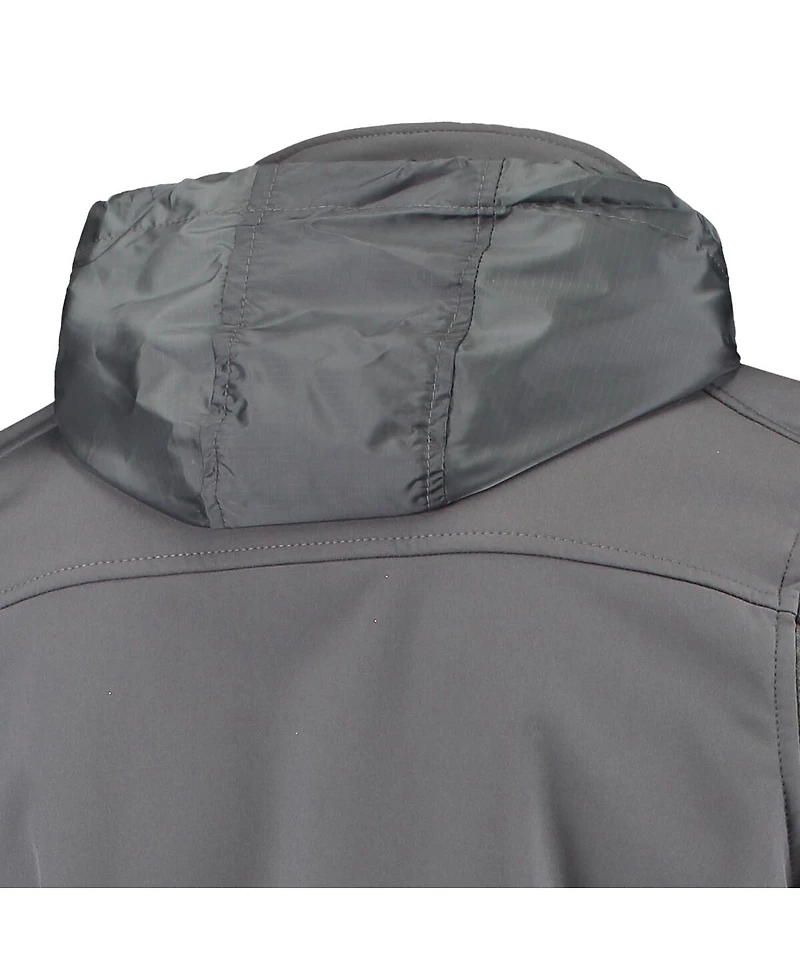 Men's Dunbrooke Graphite Cleveland Browns Circle Zephyr Softshell Full-Zip Jacket