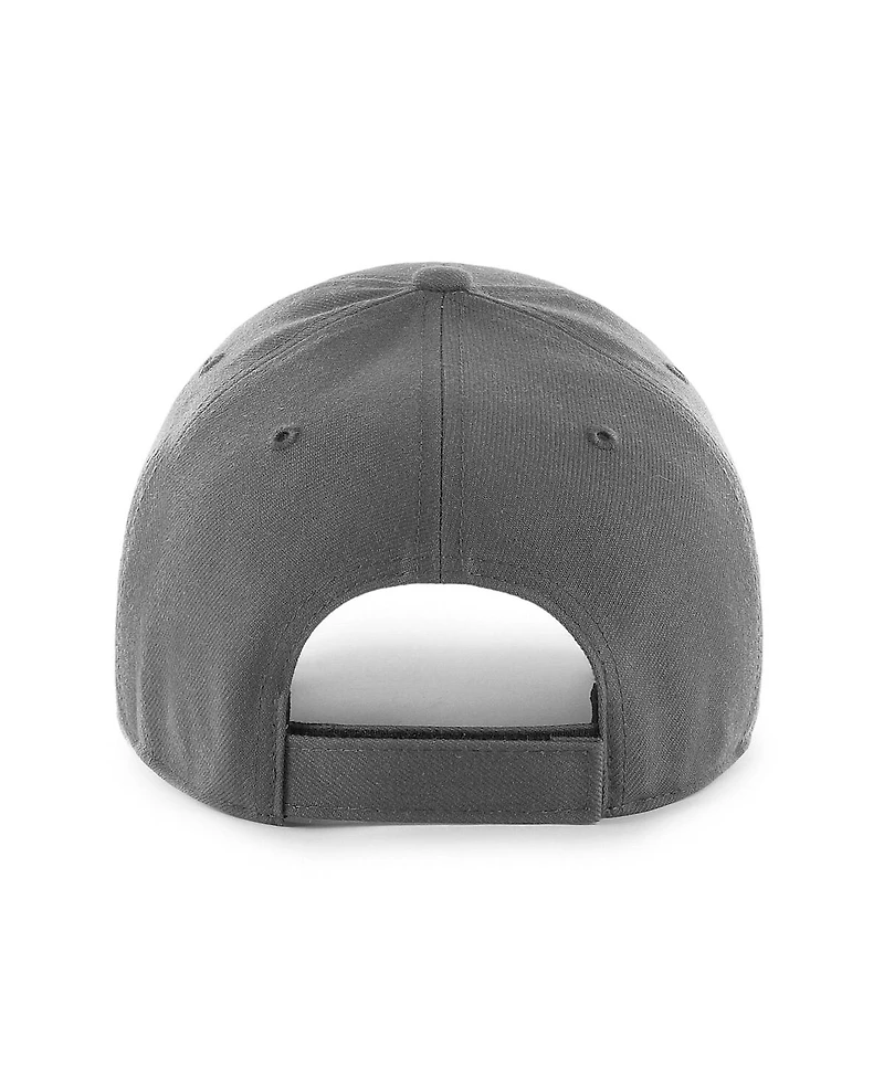 Men's '47 Brand Charcoal Los Angeles Rams 2021 Nfc Champions Mvp Adjustable Hat