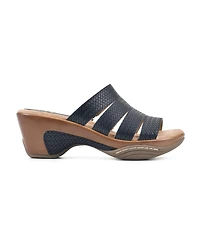 White Mountain Women's Valora Clog Slide Sandals